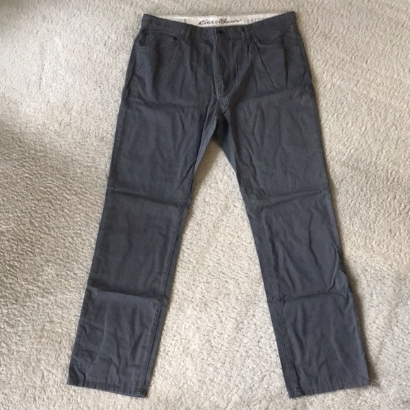 TALL: Eddie Bauer Men’s 5-Pocket Pants 40x36 - Picture 2 of 6